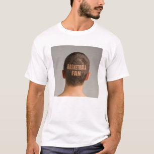 T-shirt Amusant Ventilateur De Basketball T-Chemise Haircu