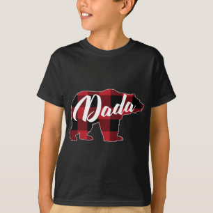T-shirt Amusant vêtement d'ours de bison rouge, Pyjama Dad