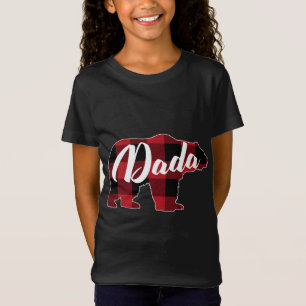 T-Shirt Amusant vêtement d'ours de bison rouge, Pyjama Dad