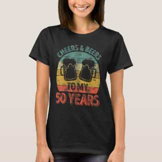 T-shirt Amusant Vieux Boisson 50ème Chemise Bravo Et Bière