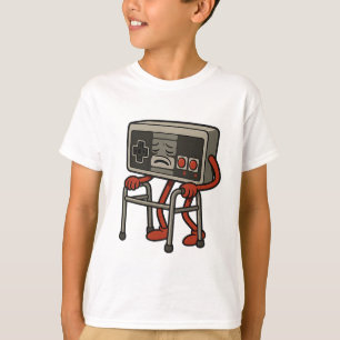 T-shirt Amusant Vieux Gamer Jeu Retro 80s 90s Jeu Vidéo Ol