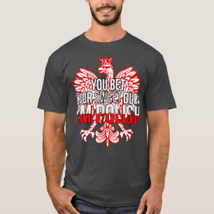 T-SHIRT AMUSANT VOUS PARIEZ VOTRE DUPA SUCRÉ JE SUIS POLON