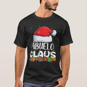 T-shirt Amusante Abuelo Santa Claus Famille de pyjamas de 