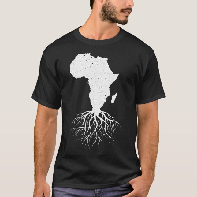 T-shirt Amusante Afrique Art Pour Hommes Femmes Africaines (Devant)