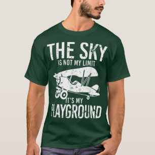 T-shirt Amusante Art Pilote Homme Femme Aviat Aviat Aviat