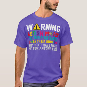 T-shirt Amusante Autisme Maman Fête de la Sensibilisation 