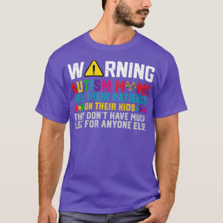 T-shirt Amusante Autisme Maman Fête de la Sensibilisation 