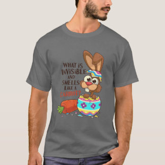 T-shirt Amusante Blague De Lapin De Pâques Pour Les Enfant
