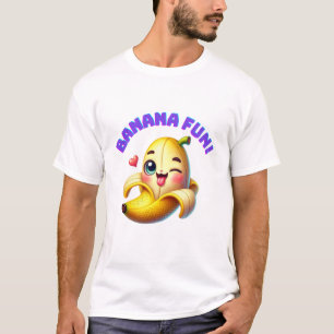 T-shirt Amusante conception de l'écriture banane pour Gi a