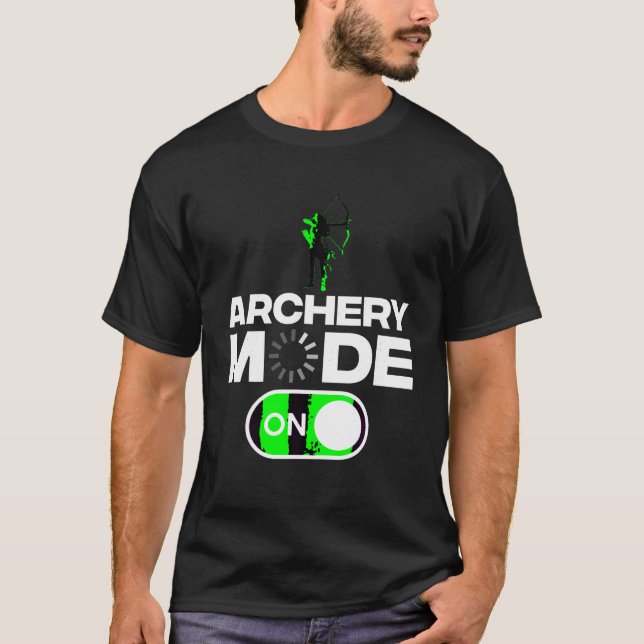 T-shirt Amusante Conception De Tir À L'Arc Pour Enfants Ho (Devant)