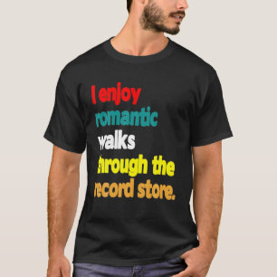 T-shirt Amusante Conception Vinyl Lover Homme femmes Recor