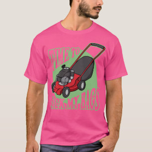 T-shirt Amusante Coupe et marquage de l'herbe de tonte de
