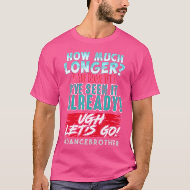 T-shirt Amusante Danse Frère Chemise Enfants Fils Combien  (Devant)