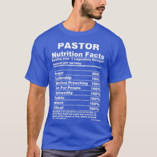 T-shirt Amusante Eglise Pasteur Clergé Appréciation pour l