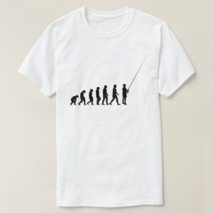 T-shirt Amusante évolution de la pêche