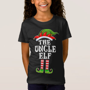 T-Shirt Amusante Famille de jumelage L'Oncle Elfe coût de