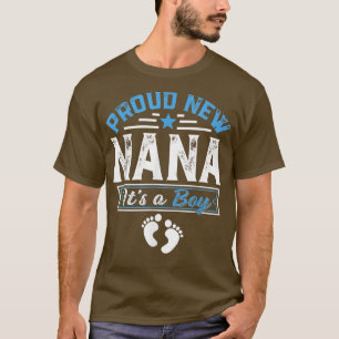 T-shirt Amusante Famille Fière Nouveau Nana C'est un garço