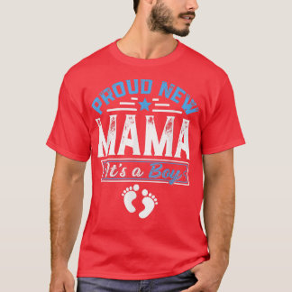 T-shirt Amusante Famille Fière Nouvelle Maman C'est un gar
