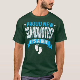 T-shirt Amusante Famille Genre Révèle Fier Nouveau Grand-M