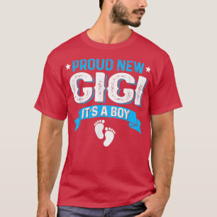 T-shirt Amusante Famille Genre Révéler Fier Nouveau Gigi C