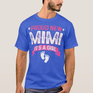 T-shirt Amusante Famille Genre Révéler Fier Nouveau Mimi C