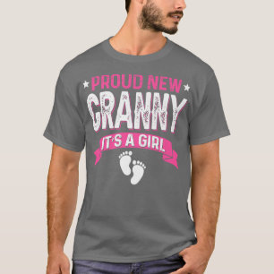 T-shirt Amusante Famille Genre Révéler Fier Nouvelle Grann