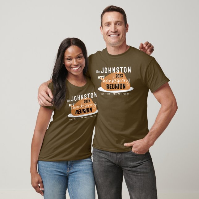T-shirt Amusante Famille Thanksgiving (Unisexe)