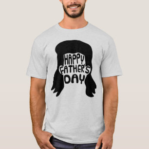T-shirt Amusante Fête des pères joyeuse de Mullet
