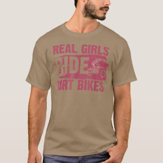 T-shirt Amusante Fille Dirt Vélo Art Pour Femmes Sport Vél