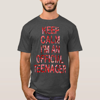 T-shirt Amusante fille nager garder le calme Anniversaire 