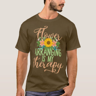 T-shirt Amusante Fleur Organiser Bouquet Design Pour