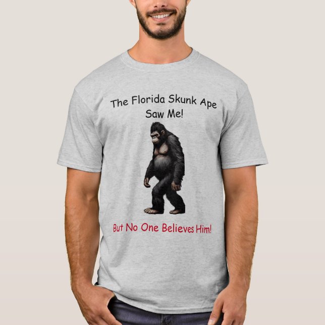 T-shirt Amusante Floride Skunk Ape (Devant)