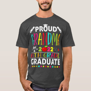 T-shirt Amusante grand-mère fière d'une classe de 6e année