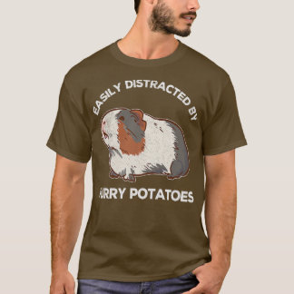 T-shirt Amusante Guinée Cochons Lover Wheek Furry Pomme de