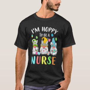 T-shirt Amusante infirmière Gnomes Jour de Pâques oeufs de