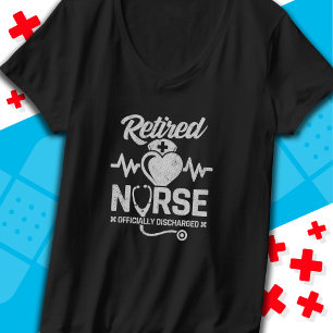 T-shirt Amusante Infirmière retraitée Plaisanterie Infirmi