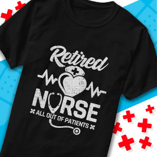 T-shirt Amusante Infirmière retraitée Plaisanterie Infirmi