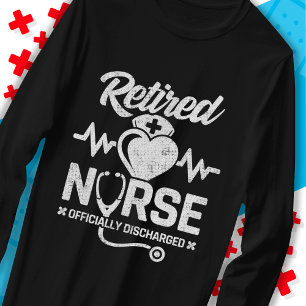 T-shirt Amusante Infirmière retraitée Plaisanterie Infirmi