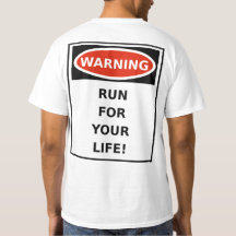 Amusante inspirante course ou chemise de course