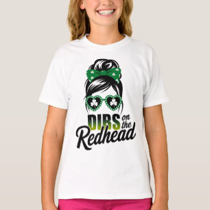 T-shirt Amusante Irlandaise fille Shamrock Jour de la Sain