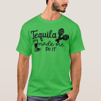 T-shirt Amusante Mariée D'Épouse Bachelorette Tequila Made