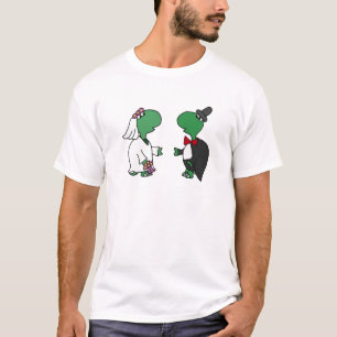 T-shirt Amusante mariée et Mariage de la tortue de chambre