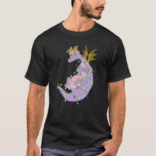 T-shirt Amusante Mignonne Feux de Figuier Animaux de Noël