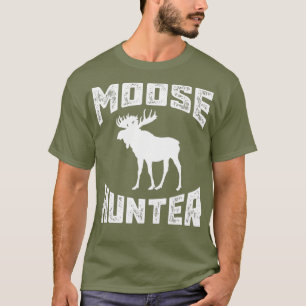 T-shirt Amusante Moose    HunterCool Hunting Bull Idée ca
