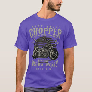 T-shirt Amusante moto cycliste motocyclette
