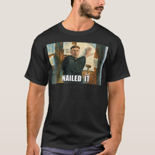T-shirt Amusante nouveauté Martin Luther 95 Thesus T