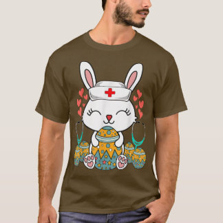 T-shirt Amusante Pâques Mignonne Grotte Nourriture tenant 