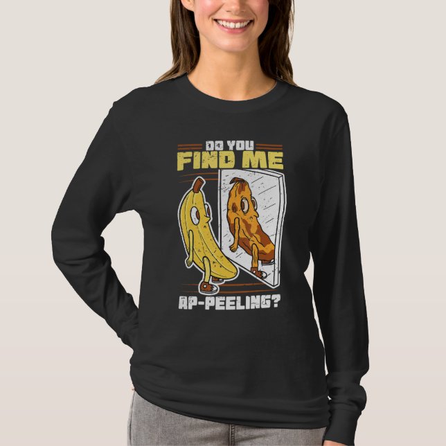 T-shirt Amusante Plaisanterie de banane Fruit Peel Pun Pla (Devant)