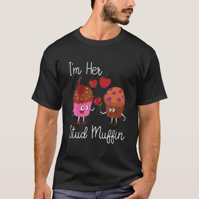 T-shirt Amusante Saint Valentin Je suis Ses Couples de Muf (Devant)