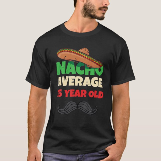 T-shirt Amusante tenue de fête de 75 ans présente Hommes 7 (Devant)